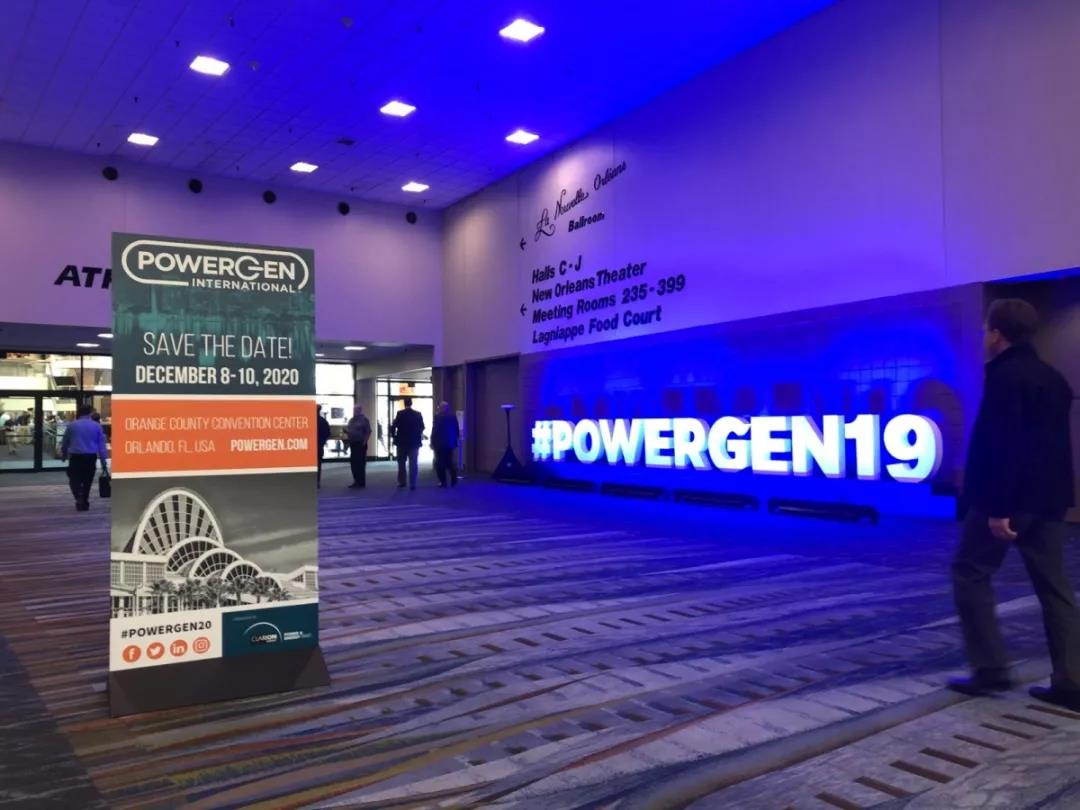 优惠活动办理大厅携新型静音发电机组参与2019年美国电力展